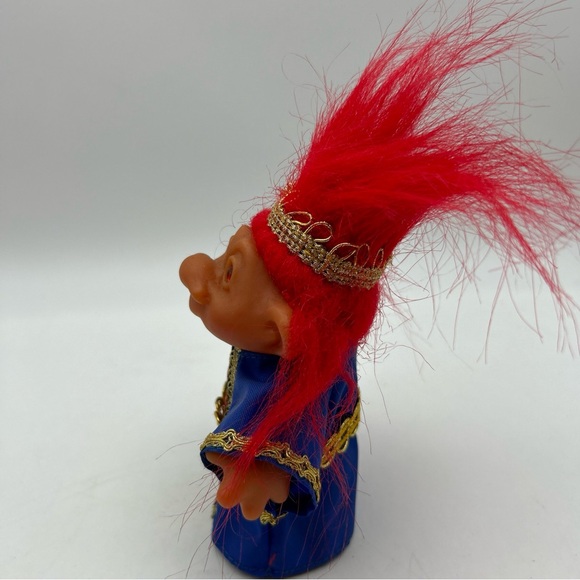 2001 Playmates Troll Company King Azul TT Totally Troll Doll 5” Hidden Message - Picture 8 of 11